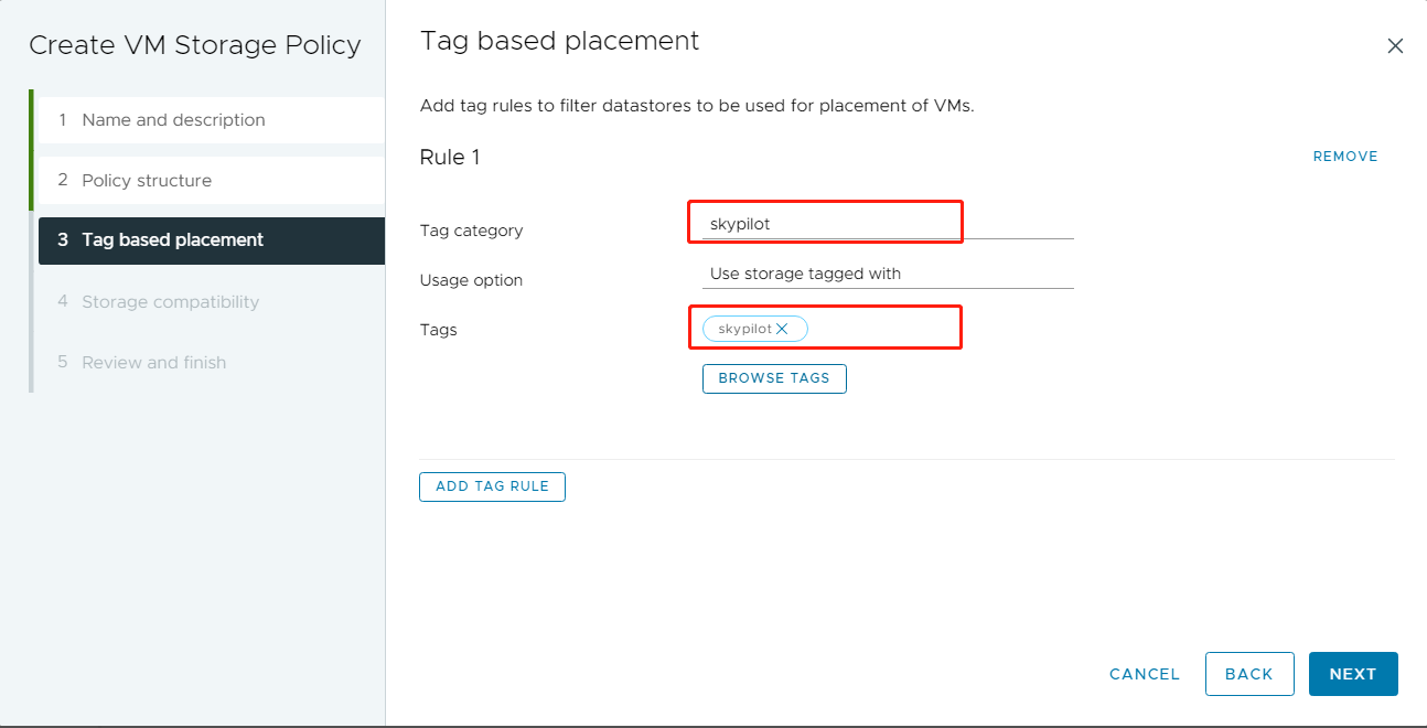 Policy Tags
